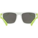 Glasses Uvex rookie white-lime mat / mirror green Glasses Uvex rookie white-lime mat / mirror green