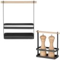 Table spice organizer, Hendi, black/brown