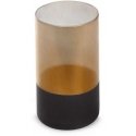 Eurofirany LIMITED COLLECTION PEONIA5 Candlestick made of art glass, ∅ 15 X 20 cm, color: black, gold Eurofirany LIMITED COLLECTION PEONIA5 Candlestick made of art glass, ∅ 15 X 20 cm, color: black, gold
