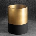 Eurofirany LIMITED COLLECTION PEONIA5 Candlestick made of art glass, ∅ 15 X 20 cm, color: black, gold Eurofirany LIMITED COLLECTION PEONIA5 Candlestick made of art glass, ∅ 15 X 20 cm, color: black, gold