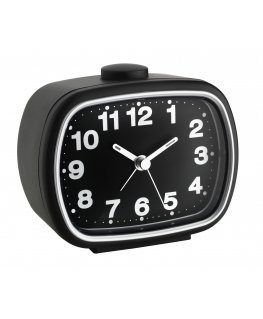 TFA-Dostmann 60.1017.01 alarm clock Quartz alarm clock Black, White