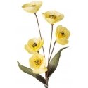 Eurofirany KW/FLORE/720/YEL Geltonas+Juodas Eurofirany KW/FLORE/720/YEL Geltonas+Juodas