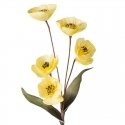 Eurofirany KW/FLORE/720/YEL Geltonas+Juodas Eurofirany KW/FLORE/720/YEL Geltonas+Juodas