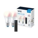 WiZ Lemputė 8 W (ekv. 60 W) A60 E27 x 2 + nuotolinio valdymo pultas WiZ Lemputė 8 W (ekv. 60 W) A60 E27 x 2 + nuotolinio valdymo pultas