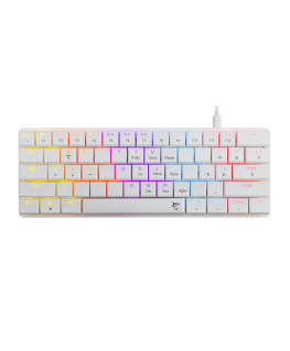 Keyboard White Shark White Shark GK-006211 Nagamaki White-Mechanical-Red.SW