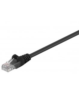 Goobay 68647 networking cable Black 2 m Cat5e U/UTP (UTP)