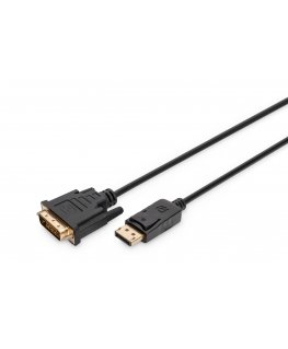 Digitus AK-340306-020-S video kabeļu aksesuārs 2 m DisplayPort DVI-D Melns
