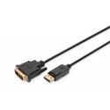 Digitus AK-340306-020-S videokaapeli-adapteri 2 m DisplayPort DVI-D musta
