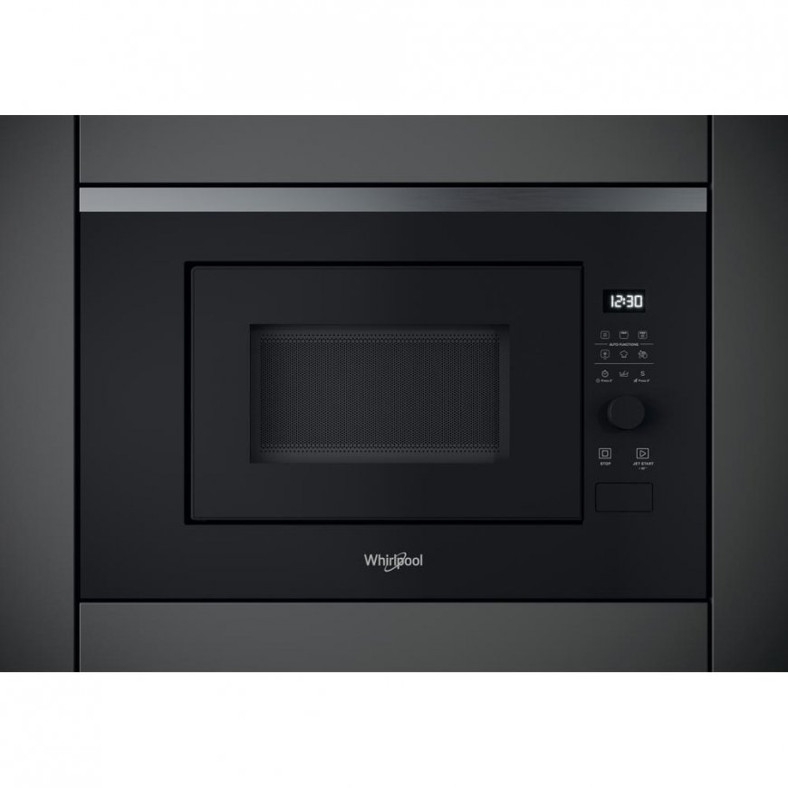 Whirlpool WMF201G Melns, Nerūsējošs tērauds Mikroviļņu