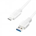 LogiLink CU0175 USB kabelis USB 3.2 Gen 1 (3.1 Gen 1) 1,5 m USB A USB C Balta