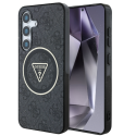 Etui Guess 4G Glitter Triangle Buttons MagSafe do Samsung Gal
