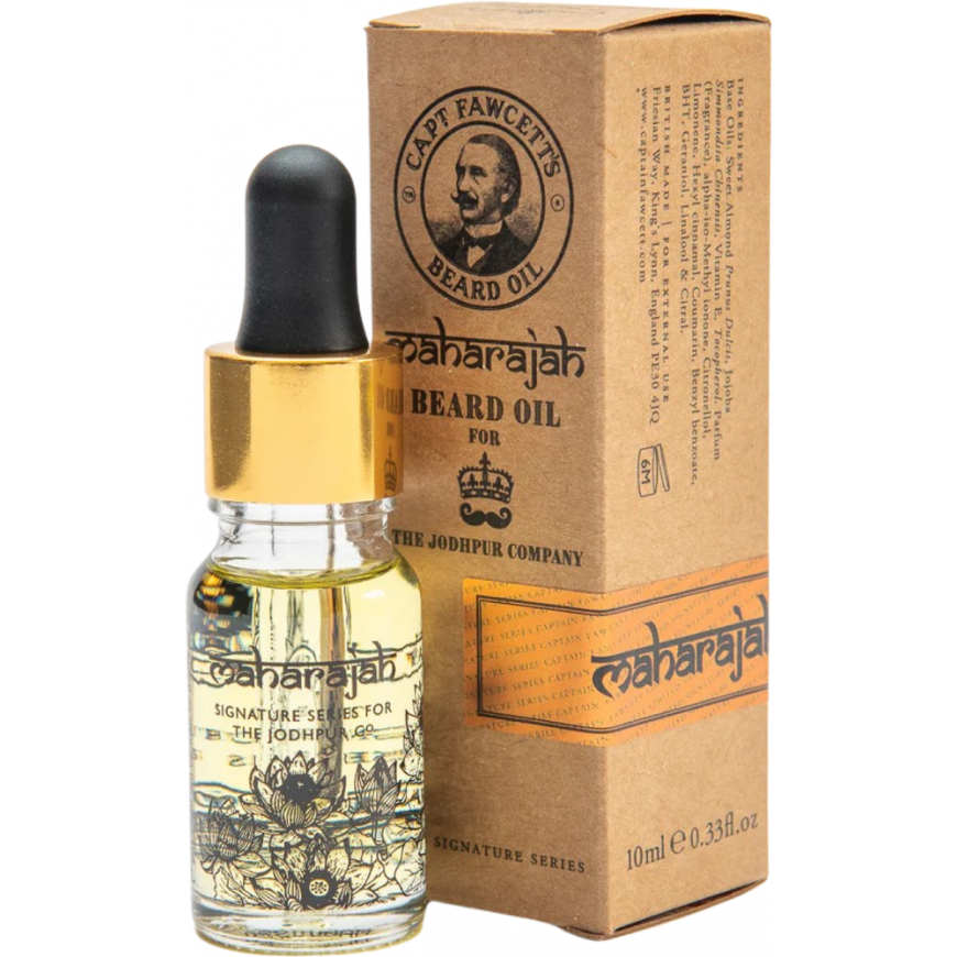 Captain Fawcett Maharajah Beard Oil Partaöljy, 10 ml