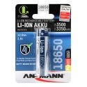 Ansmann 1307-0001 батарейка Перезаряжаемая батарея 18650 Литий-ионная (Li-Ion)