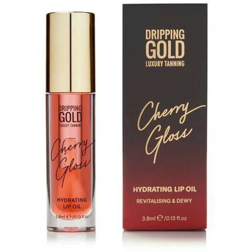 Dripping Gold Cherry Gloss drėkinamieji lūpų aliejaus lūpų balzamai – 3