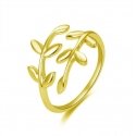Beneto Open gold-plated ring with original design AGG468-G Beneto Open gold-plated ring with original design AGG468-G