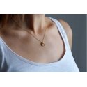 Bennett gold-plated silver necklace with river pearl AGS1230 / 47P-GOLD Bennett gold-plated silver necklace with river pearl AGS1230 / 47P-GOLD