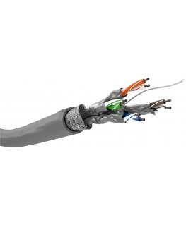 Goobay CAT 6 network cable, S/FTP (PiMF), grey, 100m