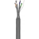 Goobay 93953 verkkokaapeli Harmaa 100 m Cat6 S/FTP (S-STP)