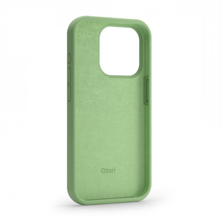 Case Telforceone Etteri Silicone Apple iPhone 15 Pro 6.1" light green – 4