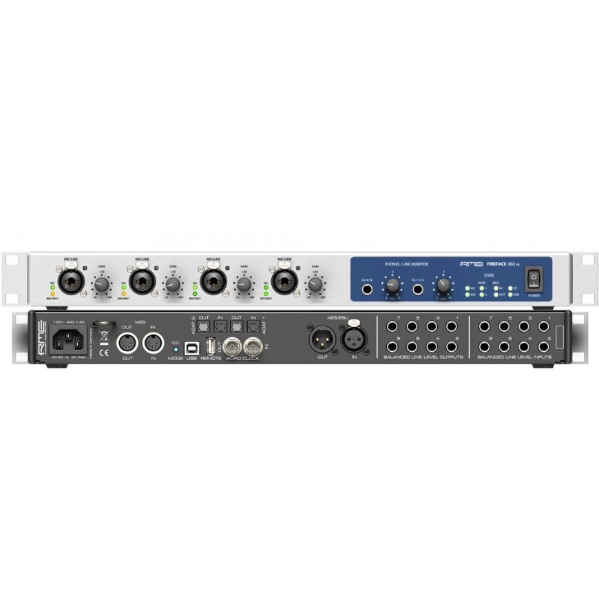 RME Fireface 802 FS – garso USB sąsajos – 2