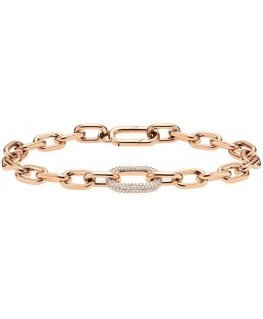 Daniel Wellington Luxury bronze bracelet with crystals Crystal Link DW00400572