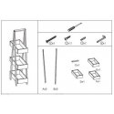 Bamboo Bathroom Shelf 3-tier bamboo, bathroom rack, black color Bamboo Bathroom Shelf 3-tier bamboo, bathroom rack, black color
