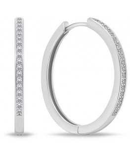 Brilio Silver Brilio Silver Charming silver round earrings PE048