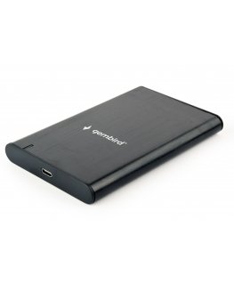 Gembird EE2-U3S-6 cieto disku uzglabāšanas sistēma HDD/SSD korpuss Melns 2.5"