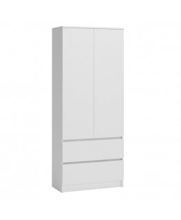 Topeshop SZAFA MALWA B шкаф/гардероб для спальни 5 полка(и) 2 дверь(и) Белый