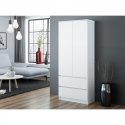 Topeshop SZAFA MALWA B bedroom wardrobe/closet 5 shelves 2 door(s) White Topeshop SZAFA MALWA B bedroom wardrobe/closet 5 shelves 2 door(s) White