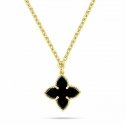 Brilio Silver Gold Plated Flower Necklace for Women NCL193YBC Brilio Silver Gold Plated Flower Necklace for Women NCL193YBC