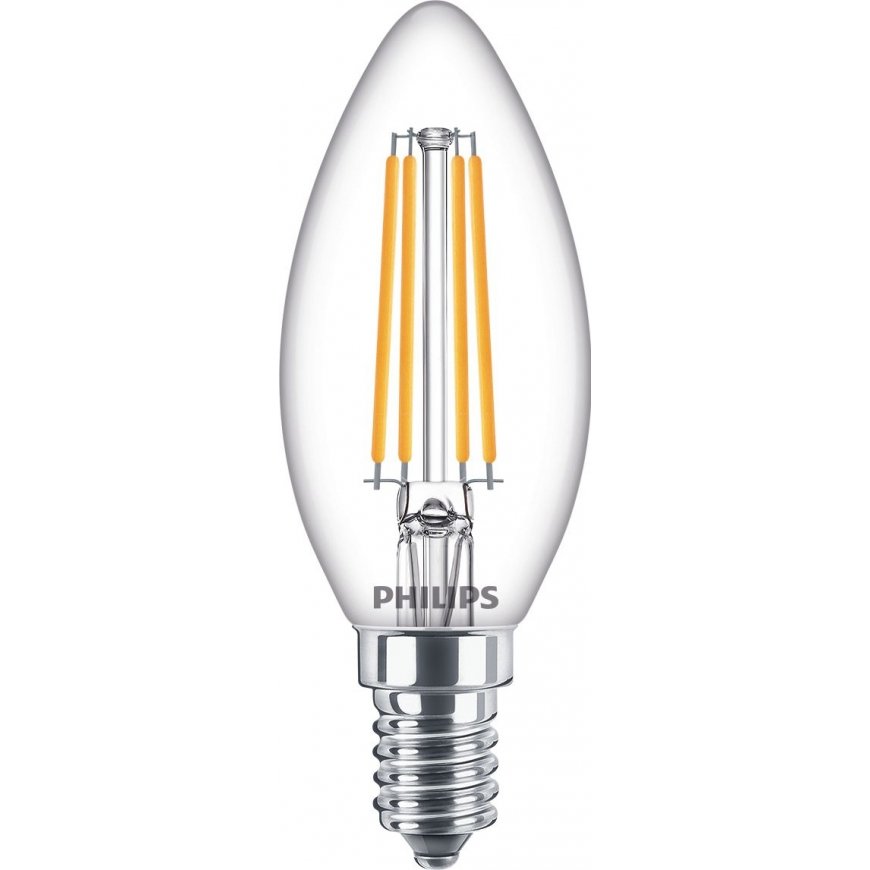 Philips Kaitinimo žvakė skaidri, 60 W B35 E14