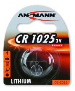 Ansmann 3V Lithium CR1025 Vienreizējas lietošanas baterija Litijs
