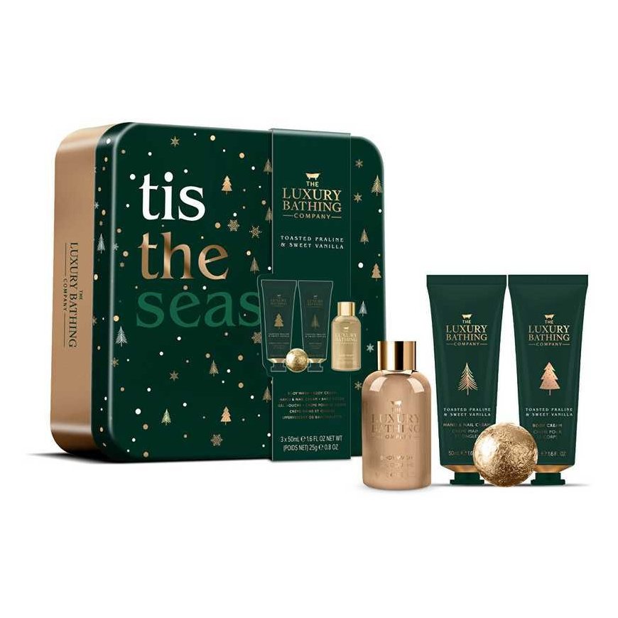 Body Grace Cole body care gift set in a tin Praline & Vanilla 4 pcs For Women – 2