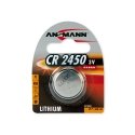Ansmann CR 2450 Kertakäyttöinen akku CR2450 Litiumioni (Li-Ion) Ansmann CR 2450 Kertakäyttöinen akku CR2450 Litiumioni (Li-Ion)