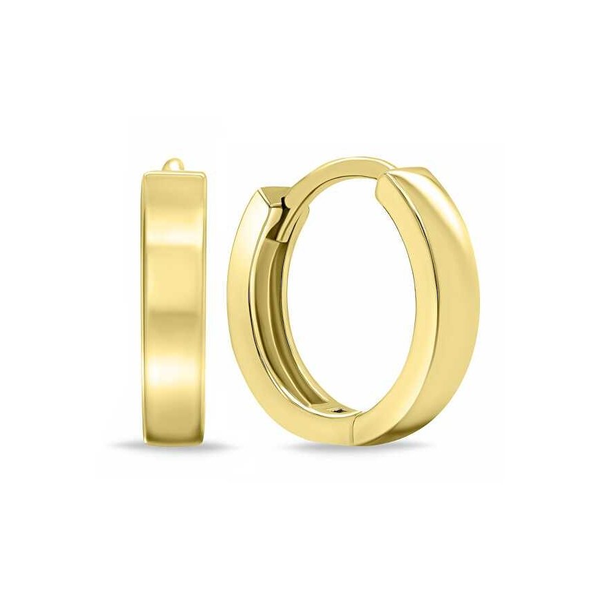 Brilio Silver Brilio Silver Minimalist Gold Plated Earrings EA687Y