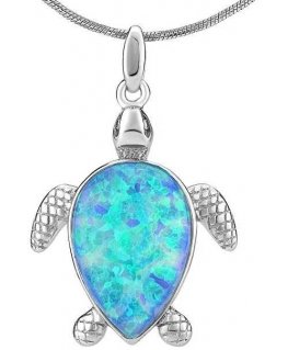 Silvego Playful silver turtle pendant JJJP1184