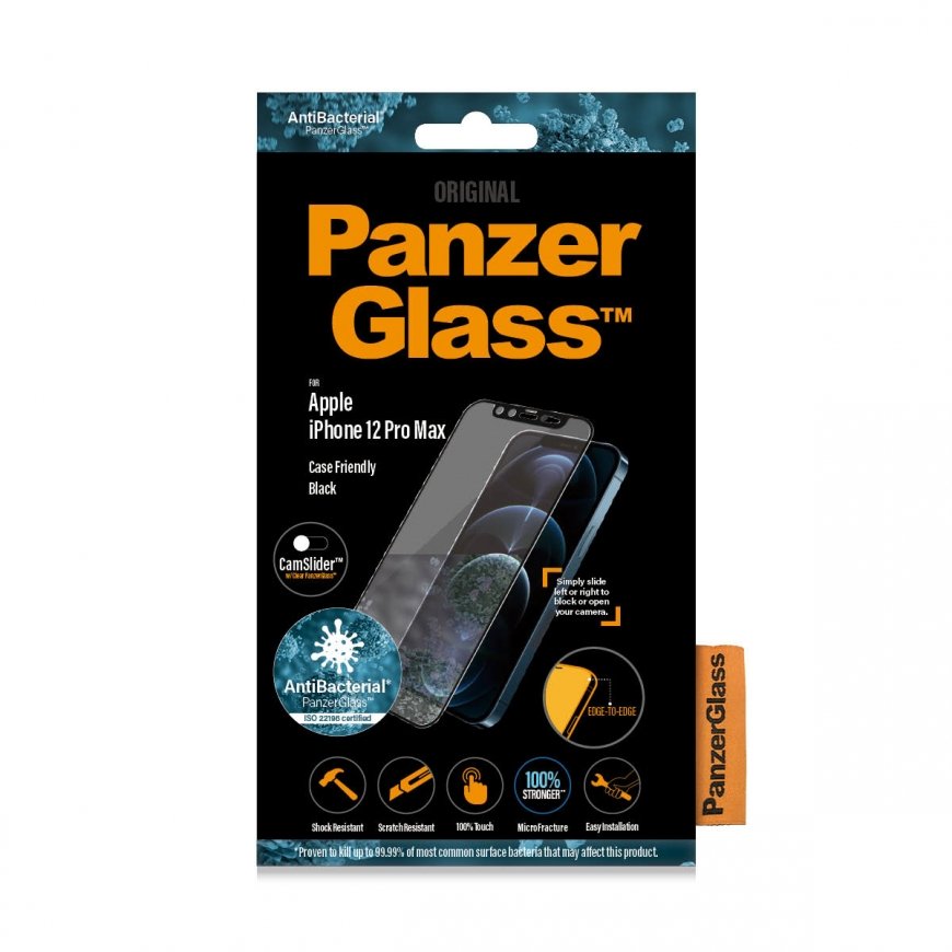 PanzerGlass 2715 Matkapuhelimen näyttö- ja taustasuoja Kirkas näytönsuoja Apple 1 kpl – 3