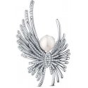 Jwl Luxury Pearls Žavi angelo sagė su perlu ir kristalais JL0823 Jwl Luxury Pearls Žavi angelo sagė su perlu ir kristalais JL0823