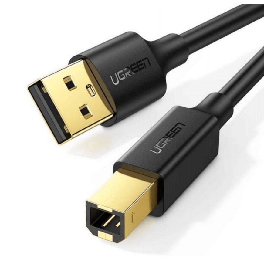 Ugreen 20847 USB kabelis USB 2.0 2 m USB A USB B Melns