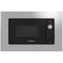 Bosch BFL623MS3 mikroaaltouuni Ruostumaton teräs Solo-mikroaaltouuni Kiinteä 20 L 800 W Bosch BFL623MS3 mikroaaltouuni Ruostumaton teräs Solo-mikroaaltouuni Kiinteä 20 L 800 W