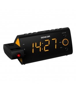 Sencor SRC 330 OR radio Pulkstenis Digitāls Melns, Oranžs