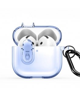 Apple AirPods 4 PECL Series PC+TPU Cover with Hook Blue