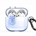 Apple AirPods 4 PECL Series PC+TPU Cover with Hook Blue Apple AirPods 4 PECL Series PC+TPU Cover with Hook Blue