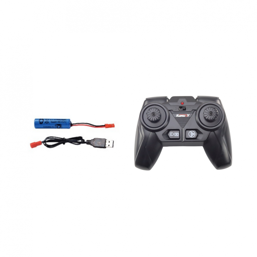 Lean Toys Maataloustraktori kylvökoneella ja pyörivällä kouralla, kauko-ohjattu 2,4G – 4