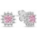 Brilio Silver Shiny silver earrings with zircons EA1051WP Brilio Silver Shiny silver earrings with zircons EA1051WP