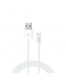 Savio CL-125 USB kabelis USB 2.0 1 m USB A USB C Balts