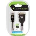 Techly IDATA USB-SER-2T кабель последовательной связи Прозрачный 0,45 m USB тип-A DB-9 Techly IDATA USB-SER-2T кабель последовательной связи Прозрачный 0,45 m USB тип-A DB-9