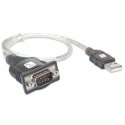 Techly IDATA USB-SER-2T кабель последовательной связи Прозрачный 0,45 m USB тип-A DB-9 Techly IDATA USB-SER-2T кабель последовательной связи Прозрачный 0,45 m USB тип-A DB-9