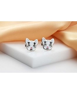 Brilio Silver Brilio Silver Original silver earrings Pejsek EA954W